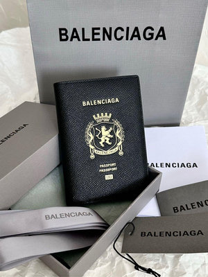 Balenciaga 護照夾 單機票長錢包 皮夾 長夾 機票掛繩包
