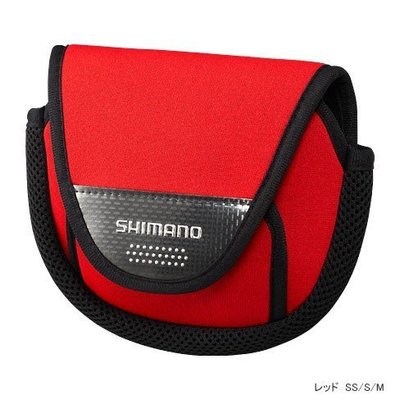 【NINA釣具】SHIMANO PC-031L 捲線器袋 S 黑色/紅色