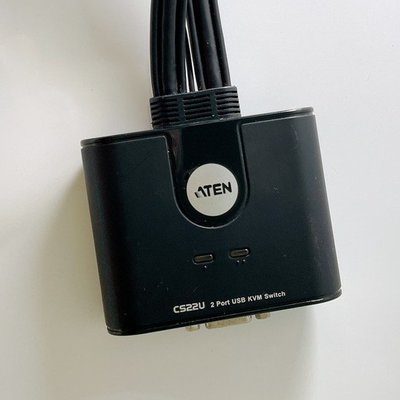 泰居家生活 ATEN 2埠 USB KVM 多電腦切換器 CS22U