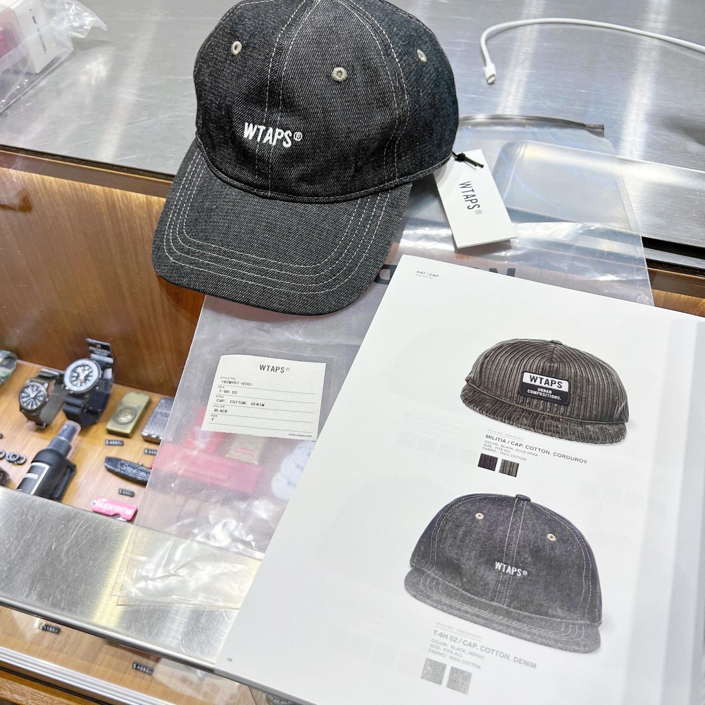 希望商店】WTAPS T-6H 02 CAP 19AW 丹寧LOGO 刺繡六片帽| Yahoo奇摩拍賣