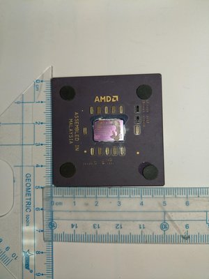 109（3C）超微 AMD CPU 處理器 Athlon A1000AMT3C 金光閃閃 經典 收藏 針腳皆在完好 良品 5/n