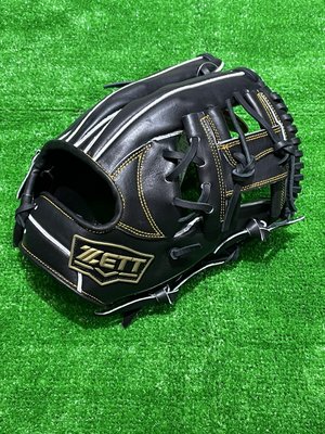 棒球世界ZETT SPECIAL ORDER 訂製款棒壘球手套特價內野工字檔11.5吋黑色今宮健太model
