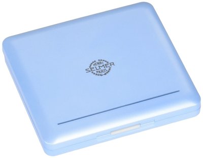 【現代樂器】Selmer Japan Alto Sax Reed Case 粉藍色款 中音薩克斯風 竹片盒 竹片保存盒