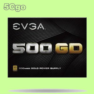 5Cgo【捷元】 艾維克 EVGA 500 GD 80PLUS 金牌 電源供應器  五年保固