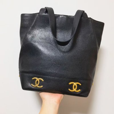 Chanel vintage 六Logo 荔枝皮古董包