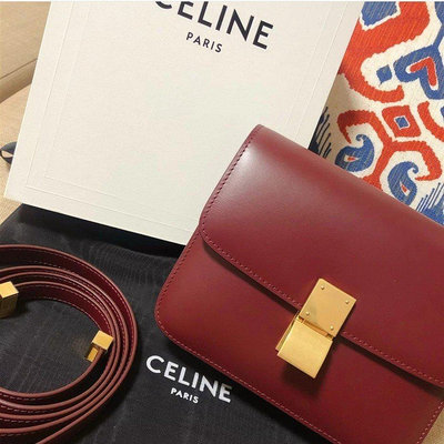 Celine Teen Classic BOX 192523 豆腐包 郵差包 斜背包 中號