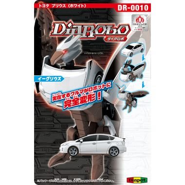 變形金剛~日本 DIAPET Daiyarobo DR-0010 Toyota Prius  3段變形 機器人(白色)