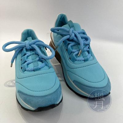 HERMES 愛馬仕 藍色 運動鞋 #36 休閒鞋 女鞋 精品鞋 鞋子 帆布鞋 平底鞋 穿搭