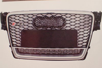 泰山美研社19121702  AUDI  A4  08-11  RS4版本  中網水箱罩 (帶四驅標)