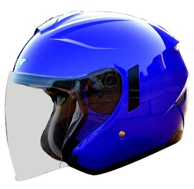 【超取免運】M2R FR1 3/4罩 半罩 安全帽 - 藍   #內置遮陽鏡片 『豐茂精品店』