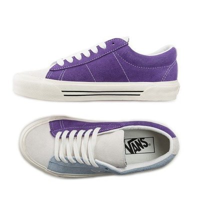 【正品】潮鞋 VANS UA SID DX 安納海姆 湖水藍 / 紫 雙色拼接麂皮 H-10001 / W