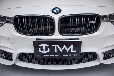TWL 台灣碳纖 全新BMW F30 F80 M3樣式 前保桿 316I 318D 320D 320I 328I