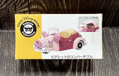 【G&amp;T】TOMICA 多美小汽車 東京迪士尼樂園限定 小熊維尼 小豬車 009434