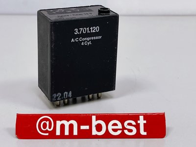 BENZ W124 W126 W201 M102 M103 86-92 冷氣繼電器 壓縮機繼電器 (9腳) (日本外匯) 3701120