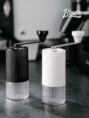 手搖磨豆機咖啡豆研磨機 CNC鋼芯五星手磨咖啡機家用小型咖啡用品~半島鐵盒