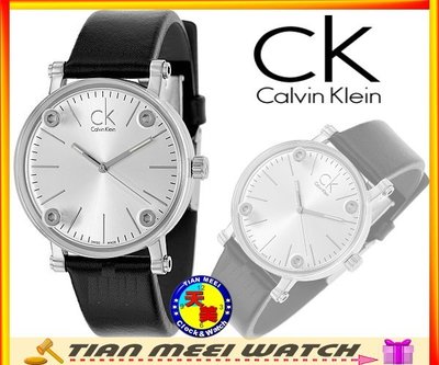 【天美鐘錶店家直營】【下殺↘超低價有保固】全新原廠CK Calvin Klein女經典簡約時尚 K3B231C6