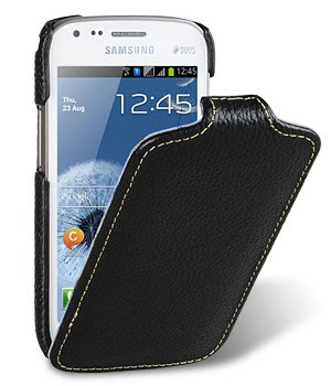 【Melkco】出清現貨下翻荔黑Samsung三星Galaxy S Duos S7562真皮皮套保護套手機套保護殼手機殼