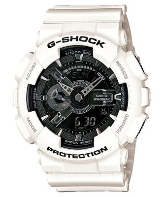 【金台鐘錶】CASIO卡西歐G-SHOCK 視覺層次 新潮流時尚概念錶 GA-110GW GA-110GW-7A