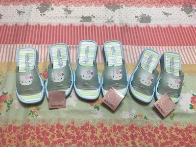 全新 限量 福袋 3雙 正版授權 Hello Kitty 兒童 拖鞋 台灣製 女童 粉藍色 三麗鷗 SANRIO