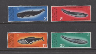 【雲品三】英國南極British Antarctic 1977 Sc 64-67 set MNH 庫號#B506 51478