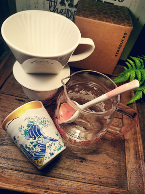 日本Kalita過濾杯星巴克咖啡壺分享壺咖杯子手握杯茶杯手沖