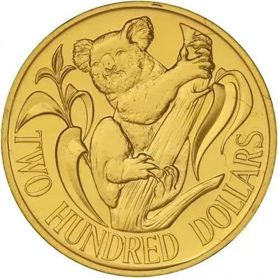 1984年澳大利亞考拉普制金幣錢幣 收藏幣 紀念幣-15027【國際藏館】