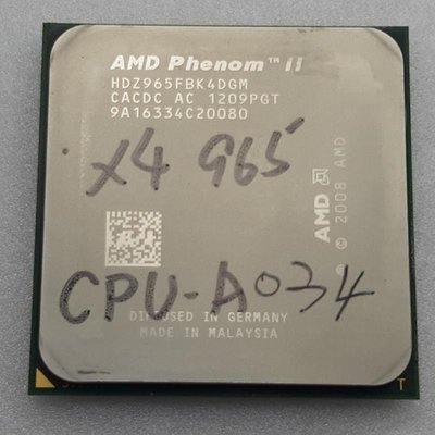AMD X4 955 AM3腳位 CPU 處理器 CPU-A3034
