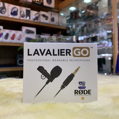 台灣總代理 正成公司貨 RODE Lavalier GO 領夾式 小型麥克風 3.5mm TRS 黑色 視聽影訊