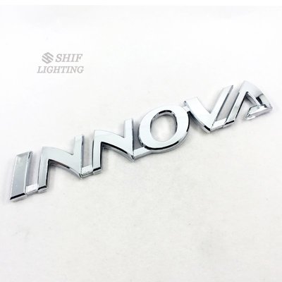 1 X ABS INNOVA 標誌 汽車 側標 尾標 徽標 車標 貼紙 適用於TOYOTA-飛馬汽車