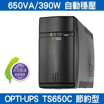 【愛瑪吉】 預購 台灣製 OPTI 蓄源 TS650C 在線互動式 UPS 650VA 390W 110V 不斷電系統