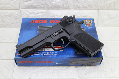 [01] KWC M4505 手槍 空氣槍 黑 ( KA14 BB槍BB彈COLT45手槍柯特M1911玩具槍
