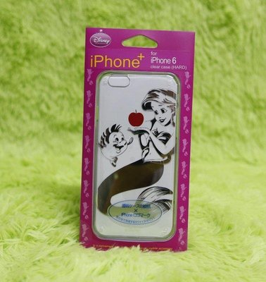 🌸Dona代購🌸現貨 日本正版 迪士尼小美人魚愛麗兒小比目魚 iphone 6/6s 透明手機殼/手機套 C58