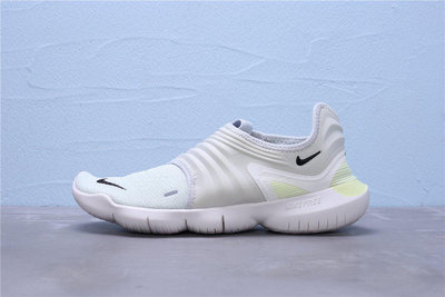 Nike Free Rn Flyknit 3.0 SF 淺灰 一腳蹬 休閒運動慢跑鞋 男鞋 AQ5707-004【ADIDAS x NIKE】