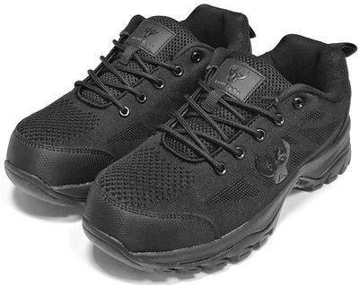 塑鋼多功能運動 鋼頭鞋 超輕 防臭 透氣 無毒 ISO-9001國際認證 女/男 黑2806006