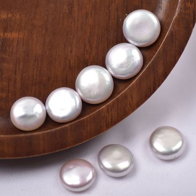 珍珠巴洛克紐扣珍珠 12mm天然淡水異形顆粒 手工DIY飾品材料散珠