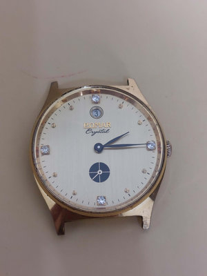 瑞士製 POMAR Crystal 寶馬 小秒針 晶鑽 機械錶 古著 腕錶 手錶