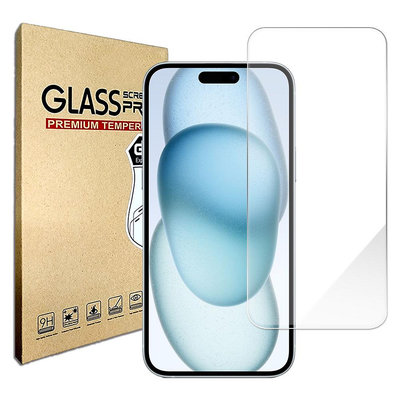 智慧購物王》iPhone 15 Plus / 15 Pro Max 鋼化玻璃膜9H防爆抗刮防眩保護貼