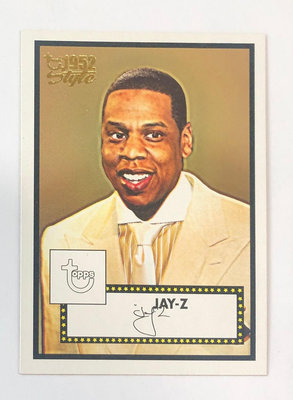 NBA 2005-06 Topps 1952 Style #165 Jay-Z Topps 印刷簽名