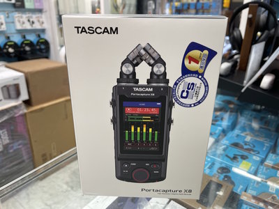 禾豐音響 TASCAM Portacapture X8 手持多軌錄音機 公司貨