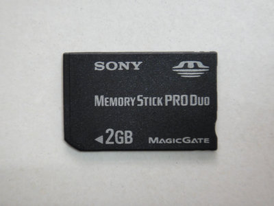 【康泰典藏】SONY Memory Stick PRO Duo  2GB 記憶卡