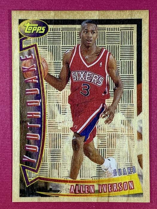 1996-97 Topps Youthquake #YQ1 Allen Iverson RC 76ERS | Yahoo奇摩拍賣
