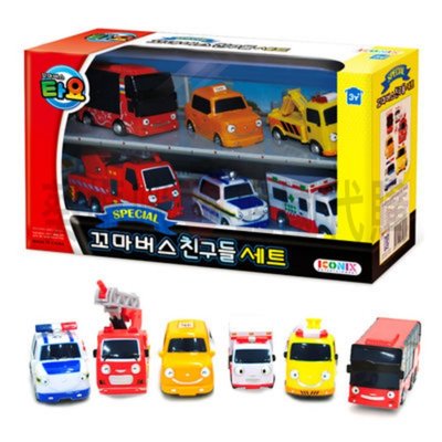 可超取🇰🇷韓國境內版 小巴士tayo 好朋友 救援車 六件組 玩具遊戲組