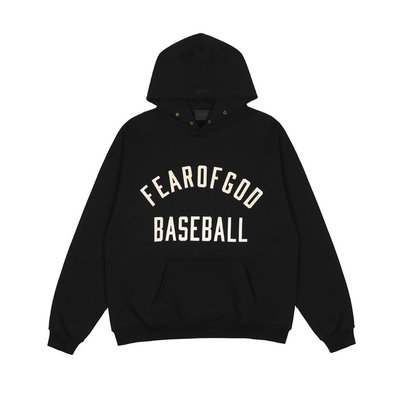 現貨熱銷-Fear Of God FOG 7th Baseball Hoodie 連帽 長袖 TEE