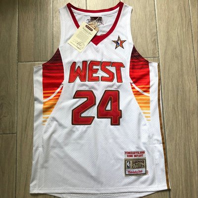 柯比 (Kobe Bryant) NBA洛杉磯湖人隊 24號 2009年全明星 刺繡 網眼 球衣