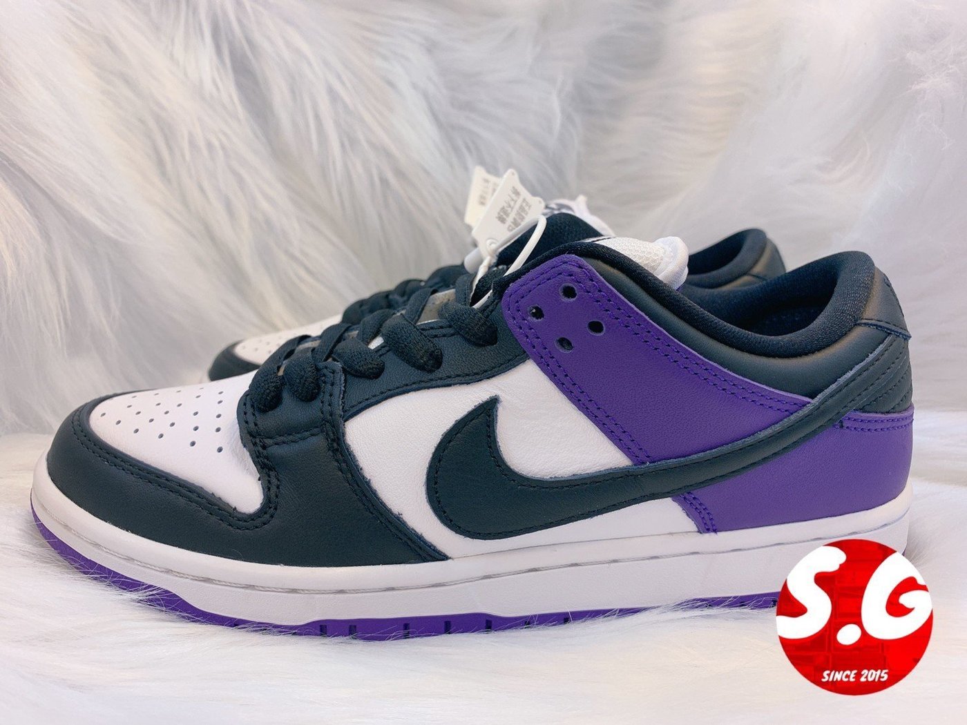 S.G Nike SB Dunk Low Pro Court Purple 黑紫黑頭男女鞋BQ6817-500