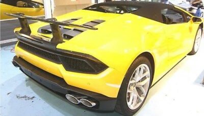 【耀天國際】Lamborghini LP580 LP610 Performante款 二件式 抽真空 碳纖維 尾翼