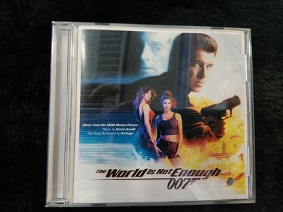 007 THE WORLD IS NOT ENOUGH - 1999年日本盤 電影原聲帶 碟片近新 - 201元起標
