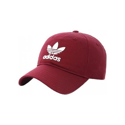 [MR.CH]Adidas Originals Trefoil Cap 三葉草 愛迪達 老帽 彎帽 酒紅 CD8804