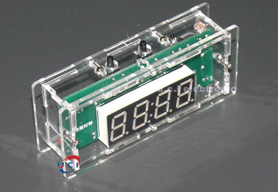 【UCI電子】(E-13) 電子時鐘套件 C51單片機光控溫度數位 LED電子鐘DIY製作散件