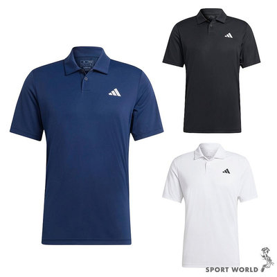 【下殺】Adidas 短袖上衣 男裝 網球 Polo衫 排汗 藍/黑/白【運動世界】HS3279/HS3278/HS3277